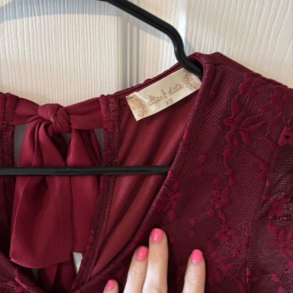 NWT Maroon Altar’d State Skater Dress size XS - Picture 4 of 5